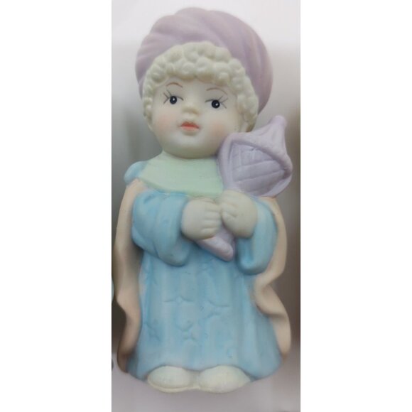 Lot of 9 Russ Berrie Bisque Mini Figurines Vintage Figurine Set Collectible - Picture 8 of 15